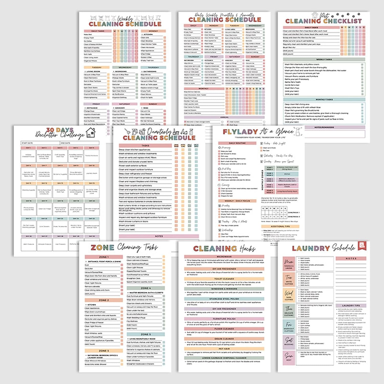 🔥🔥 ADHD-eszköztár a takarításhoz és a rendszerezéshez — Háztartási tervező