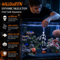 Halloween-i mozgó csontváz akváriumdísz