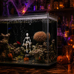 Halloween-i mozgó csontváz akváriumdísz