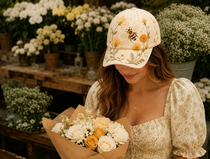 🌸🌿 Kerti reggeli sapka