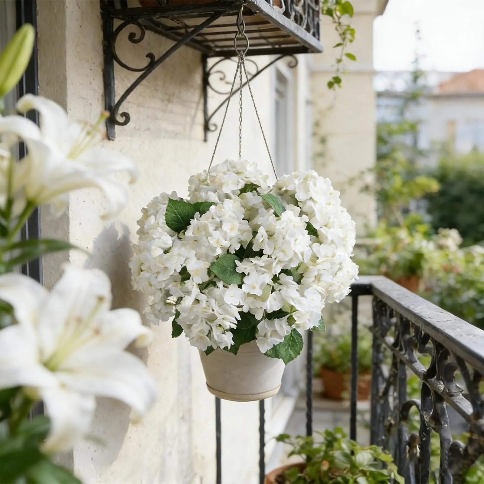 🌼Műhortenzia kültéri használatra – UV-álló, vízálló és szélálló💐🌸