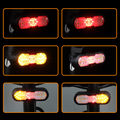 🚲💡 Biztonságos Kerékpárlámpa Vezeték Nélküli