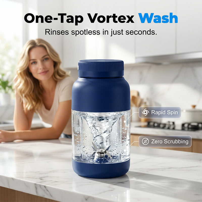 🎉🥤Nagy űrtartalmú, vezeték nélküli gyümölcscentrifuga-tartály – 1300 ml 🌀