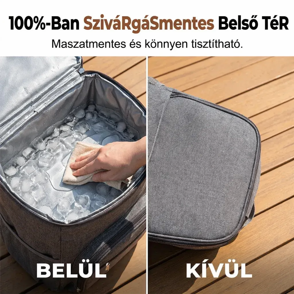 🎒✨ Szivárgásmentes, hőszigetelő termosz hátizsák piknikezéshez 🛡️