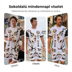 👕🏖️ Férfi 2 részes szett: laza felső és rövidnadrág ☁️